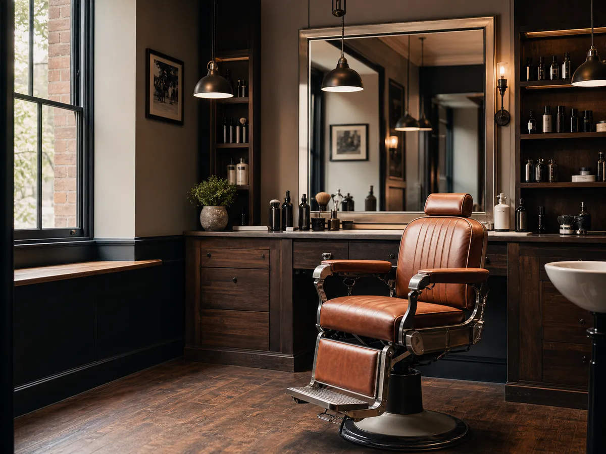Barber shop website live